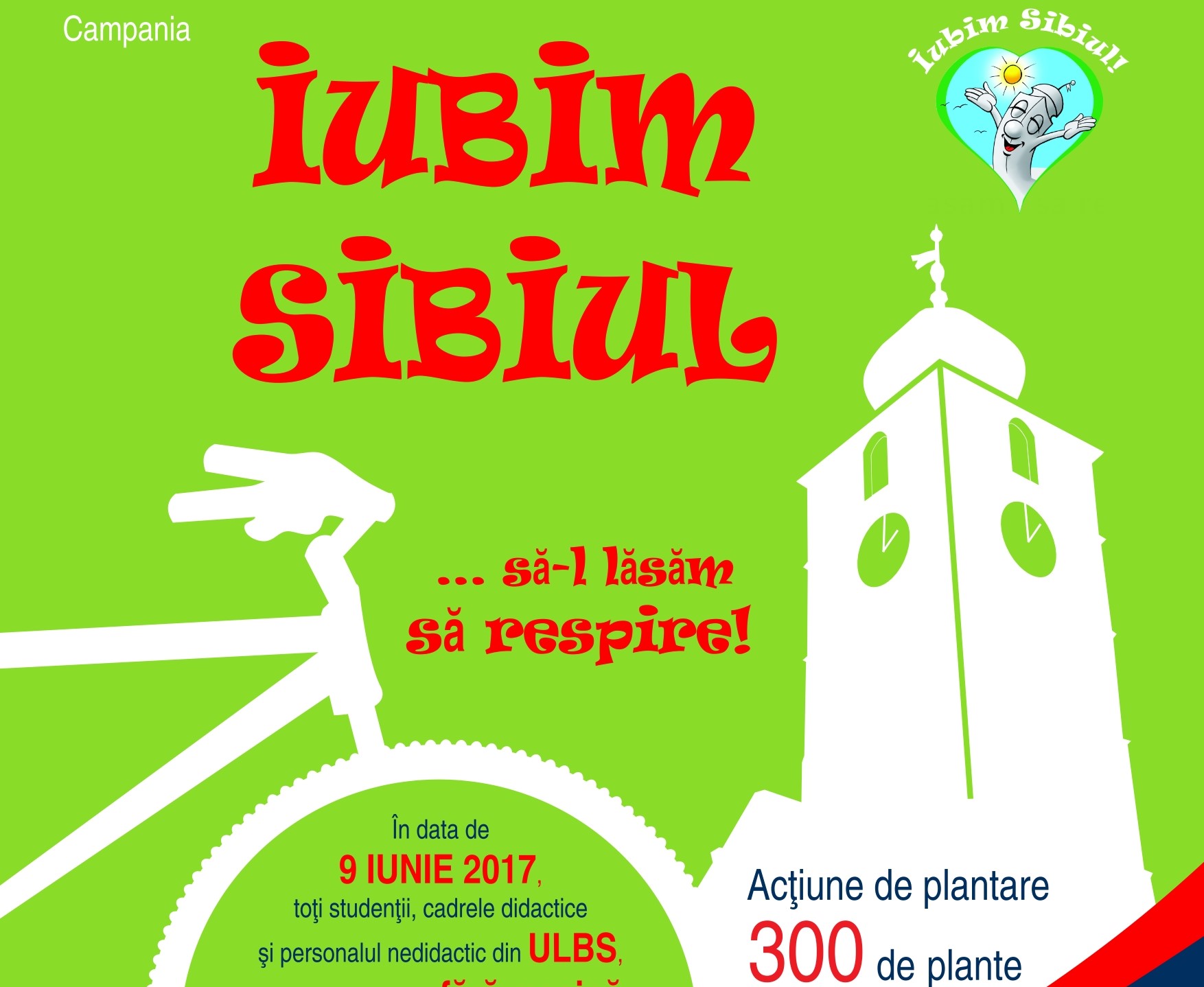 O nouă ediție a campaniei  „Iubim Sibiul, să-l lăsăm să respire!”