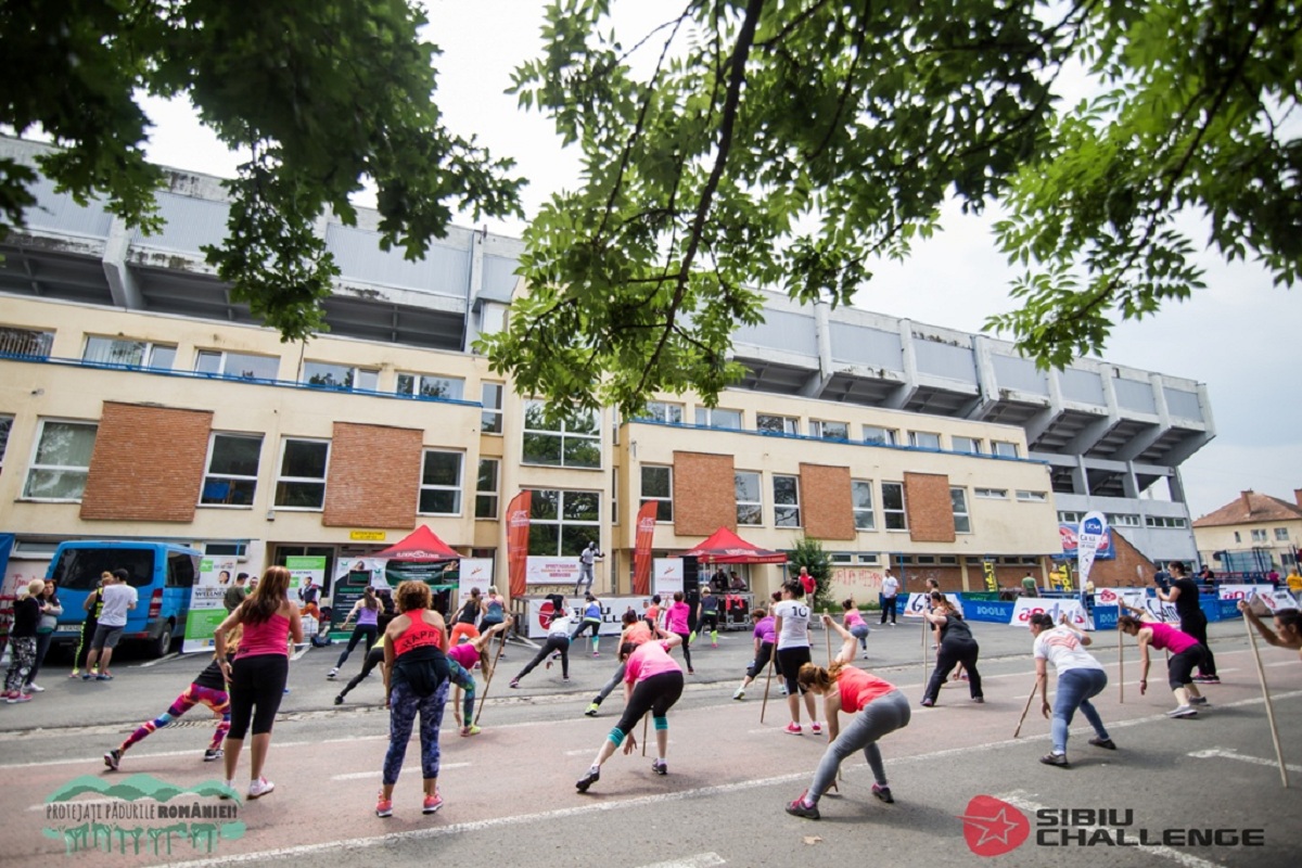 Sibiu Challenge te provoacă mâine la mişcare în Parcul Sub Arini