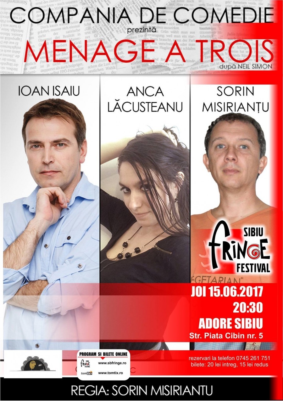 Ioan Isaiu, în premieră pe scena teatrului independent din Sibiu