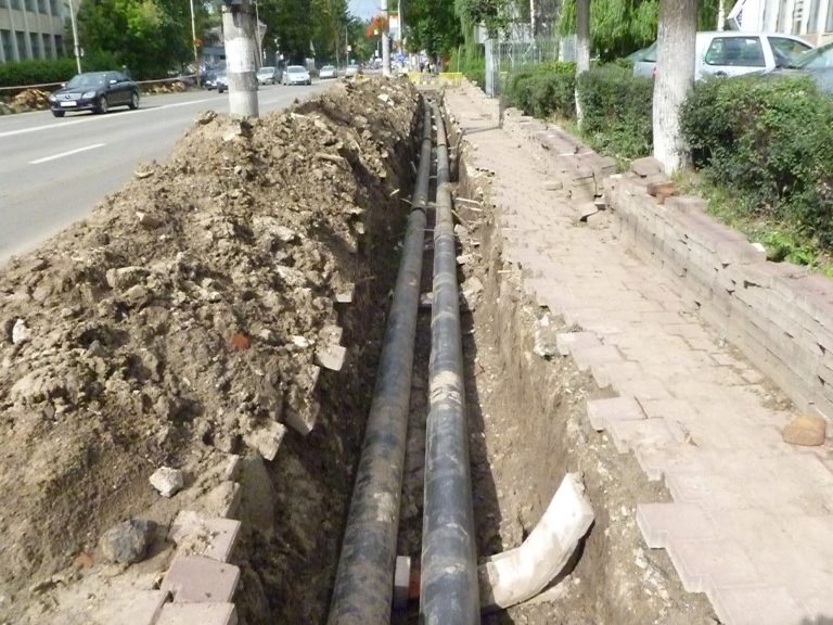Lucrări la infrastructura de apă a localităților Păuca, Presaca și  Bogatu Român