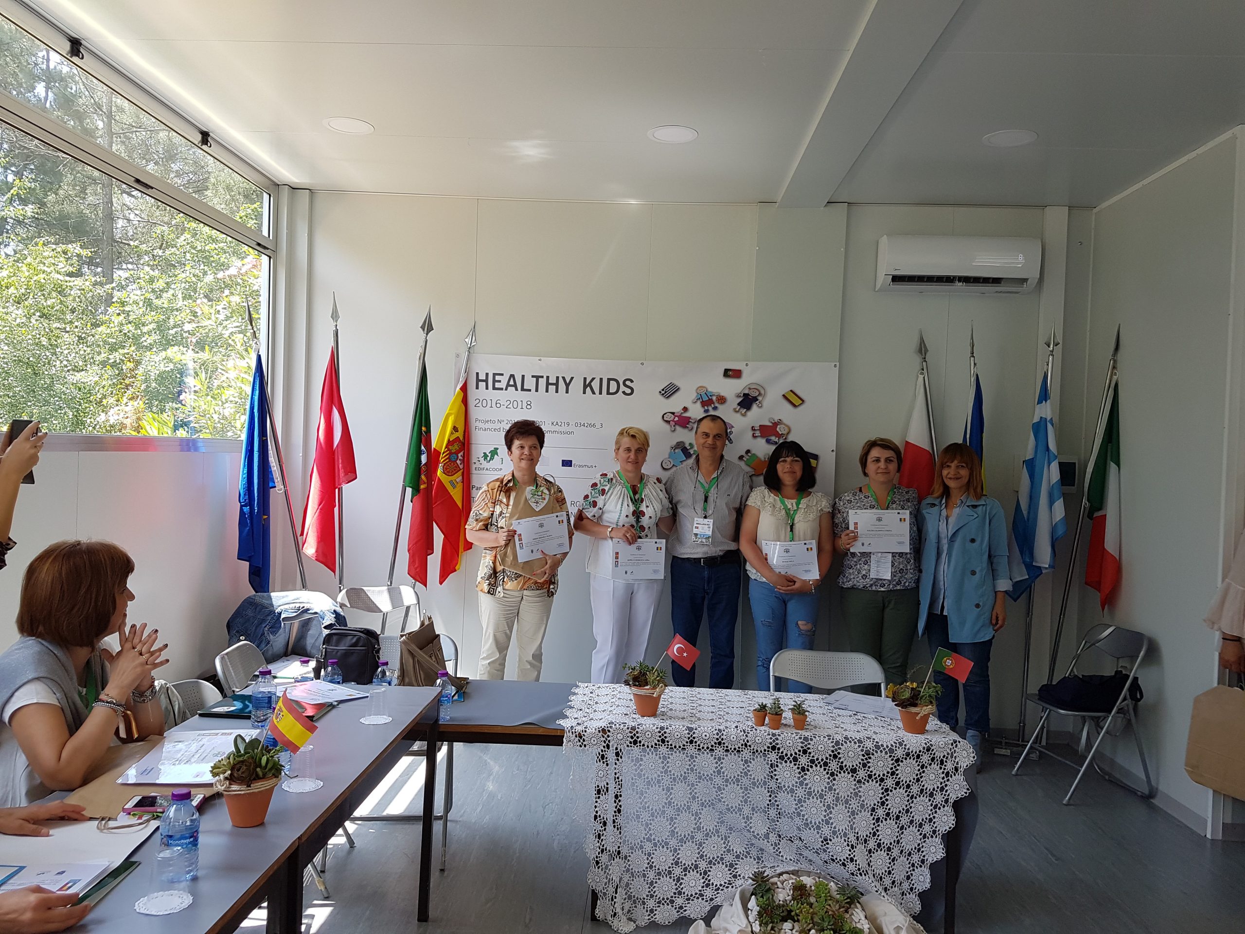 Copii mai sănătoși printr-un proiect Erasmus la Turnu Roșu