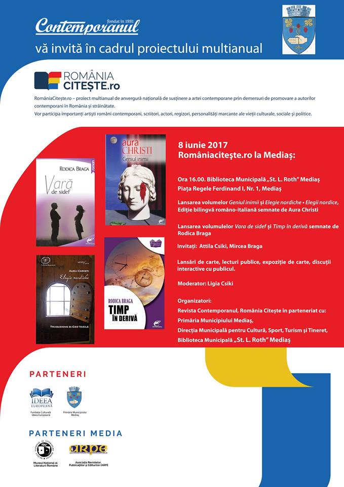 „România Citește.ro“ aduce lansări de carte, expoziții și lecturi publice