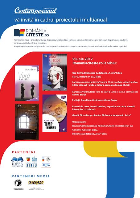 Proiectul România Citește.ro al Revistei „Contemporanul”, la Sibiu