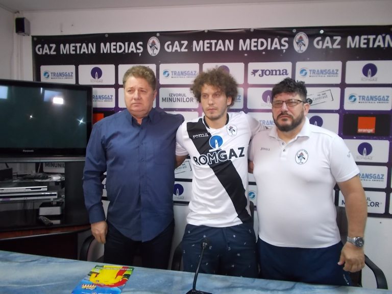 Sergiu Popovici, prezentat oficial la Gaz Metan