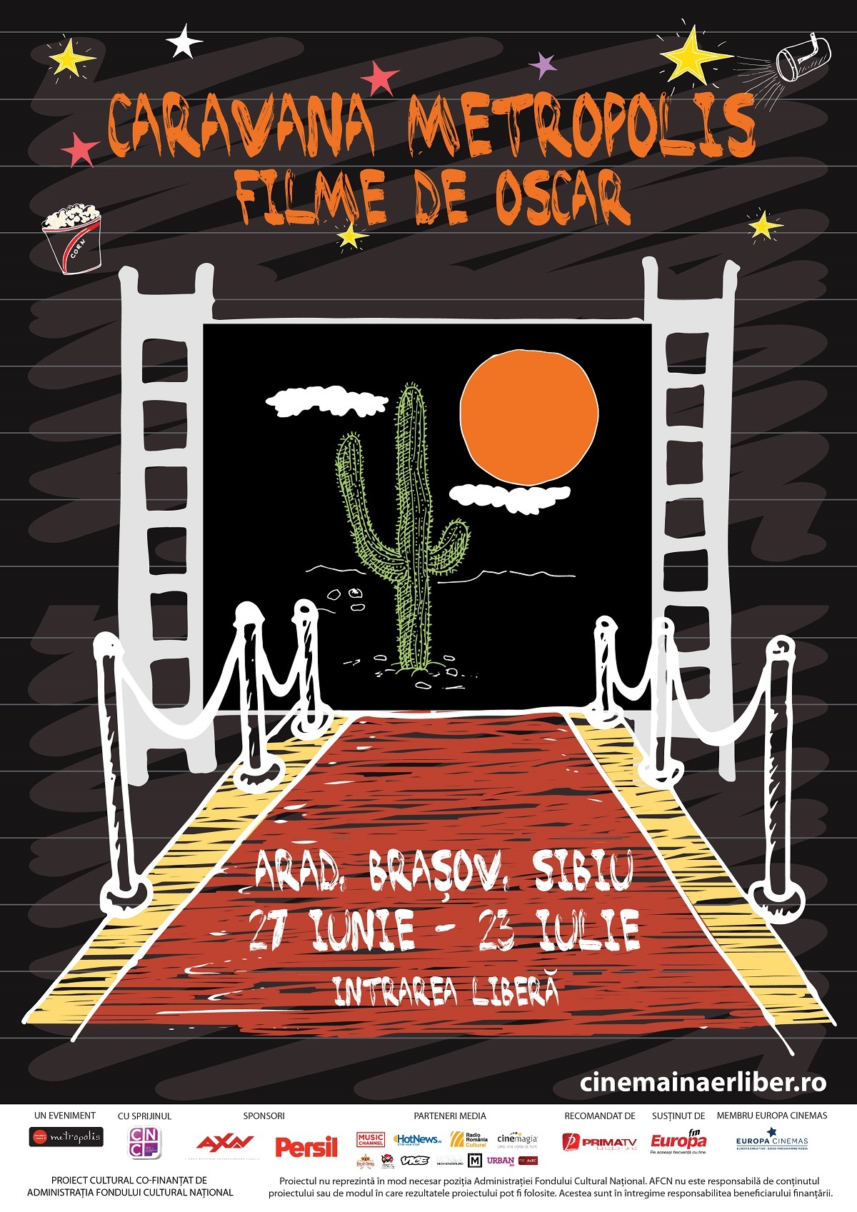 Caravana Metropolis – filme de Oscar în aer liber