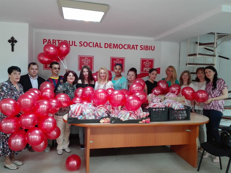 Echipa PSD a fost în mijlocul copiilor de 1 iunie