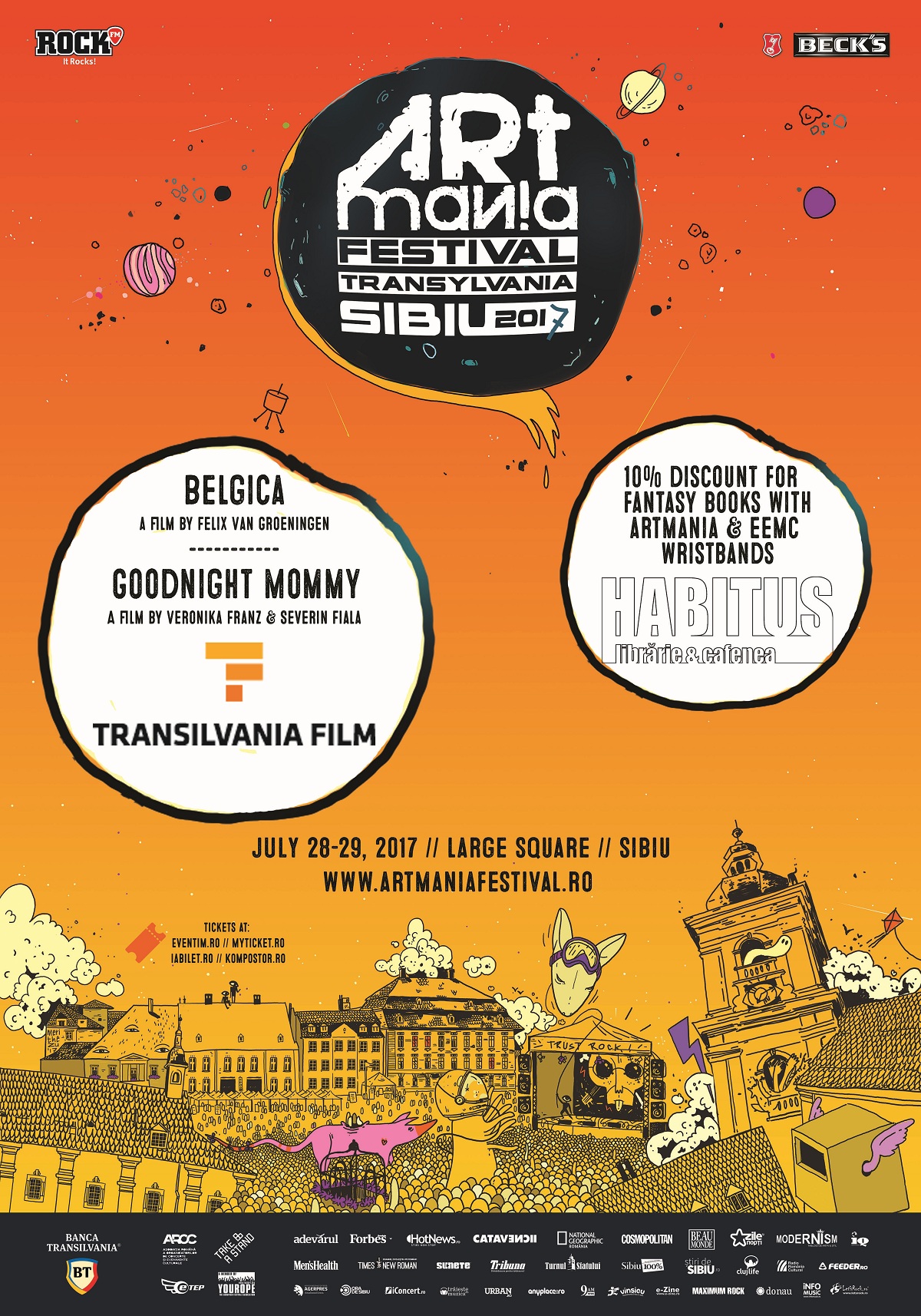 Transilvania Film vine la ARTmania cu filme premiate internațional! Iar Librăria Habitus le asortează cu cărți bune!
