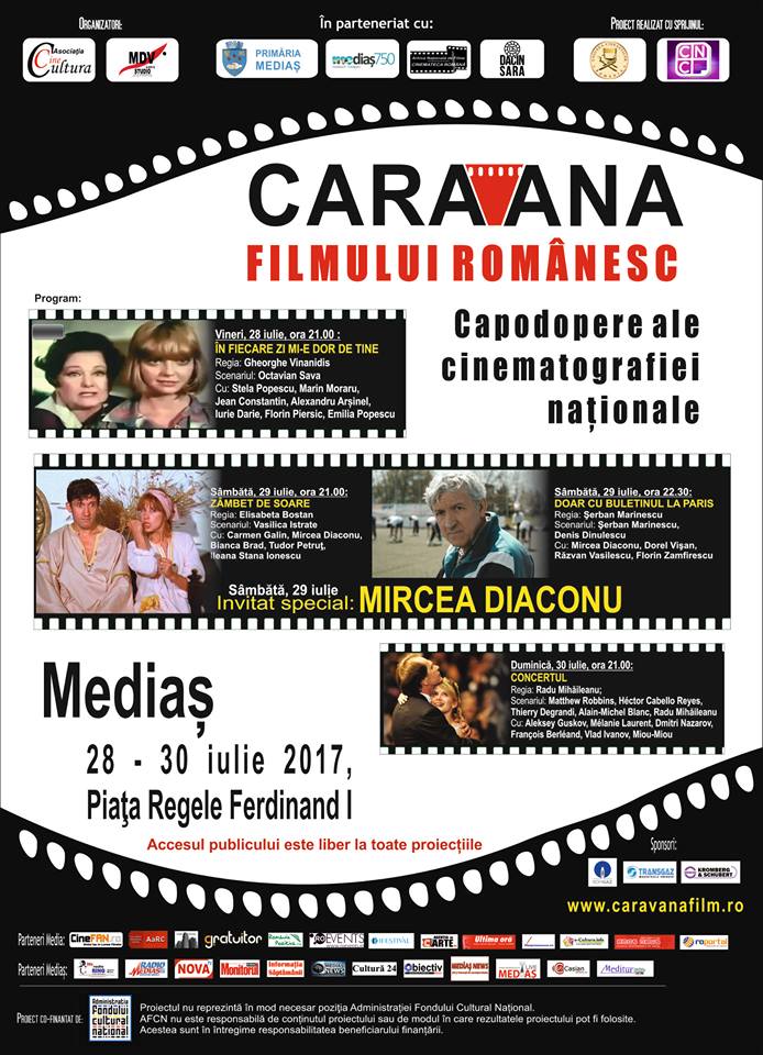 „Caravana filmului românesc” îl aduce pe Mircea Diaconu