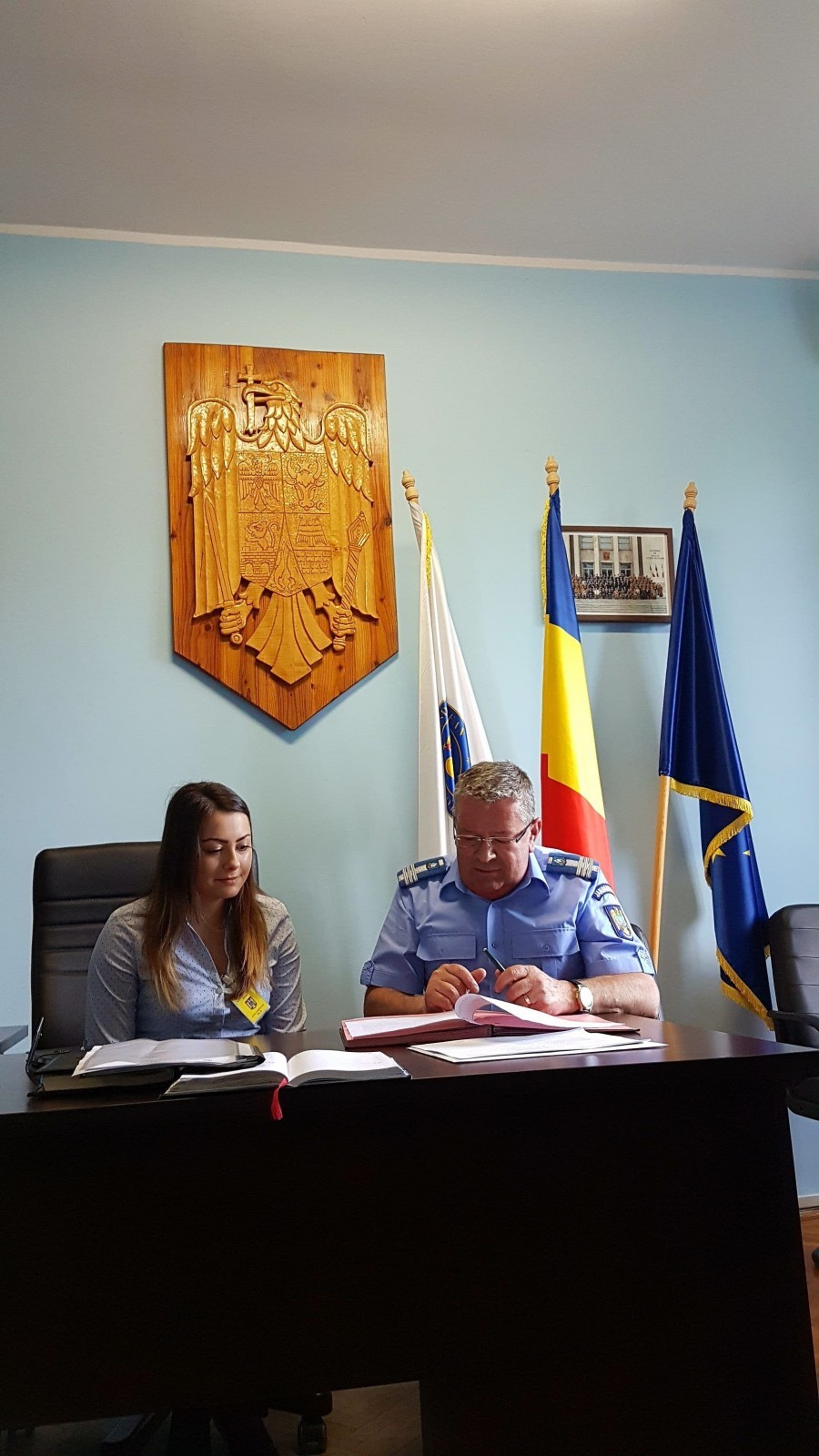 Emanuela Nicole Giura: Meseria de jandarm este plăcută, chiar dacă implică riscuri.