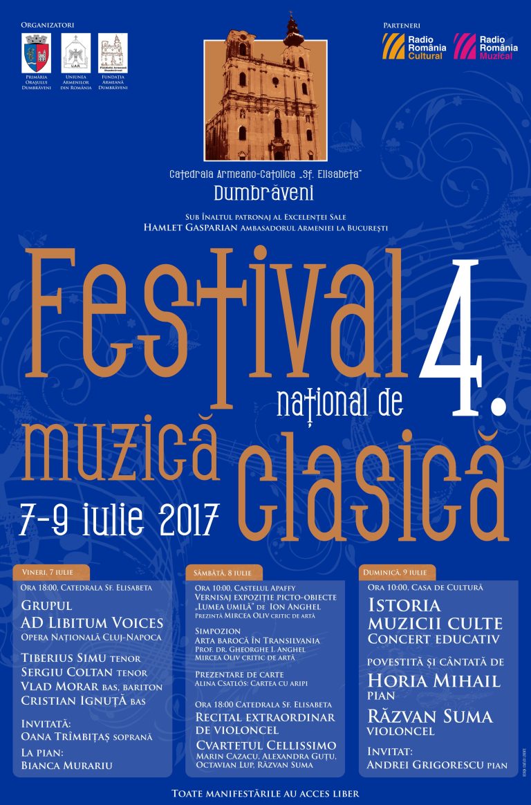 Festival Național de Muzică Clasică, la Dumbrăveni
