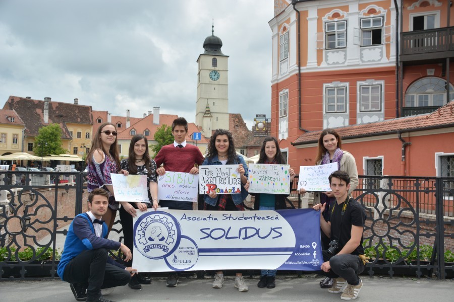 „Sibiul meu”, un proiect de unitate între studenții ULBS