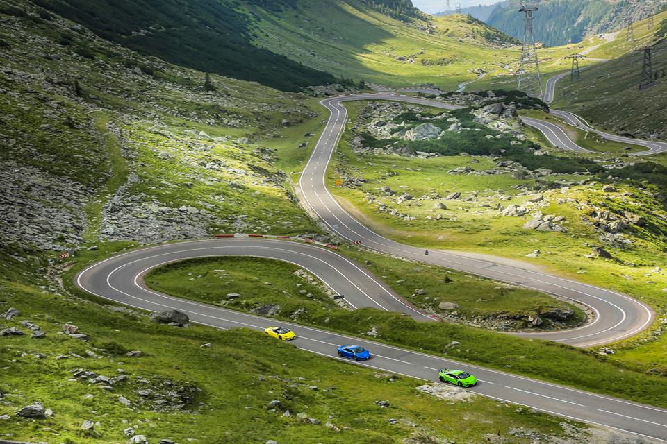 Transfăgărășanul, vedeta într-un filmuleț al Lamborghini