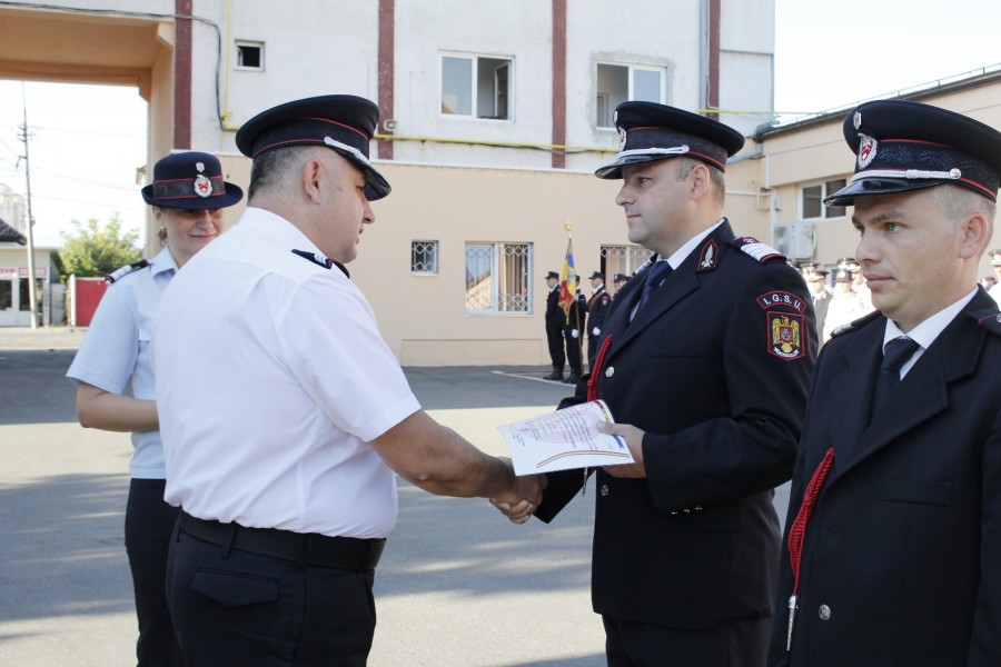Ceremonie de înaintări în grad la ISU Sibiu
