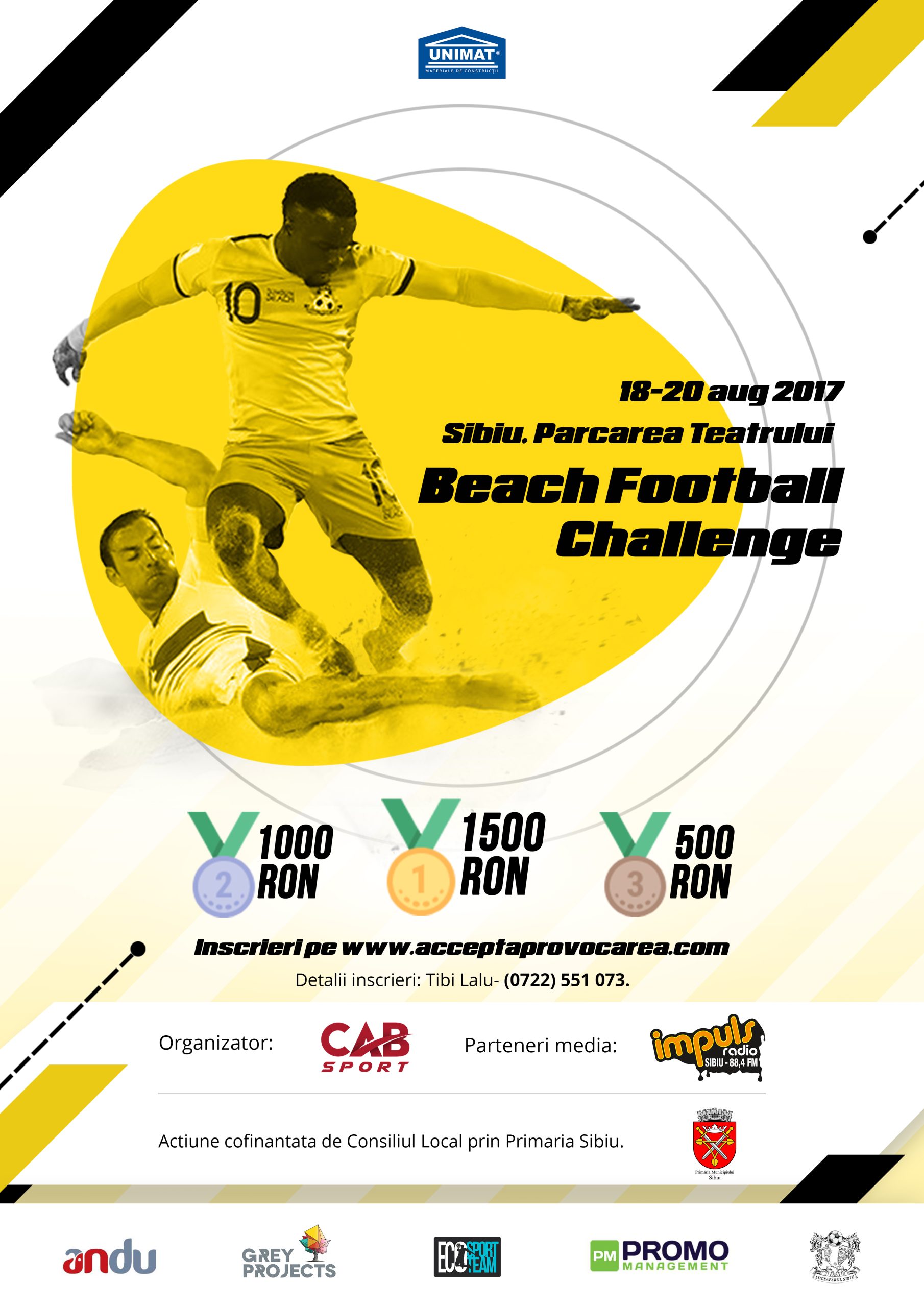 O nouă premieră la Sibiu: Beach Football Challenge