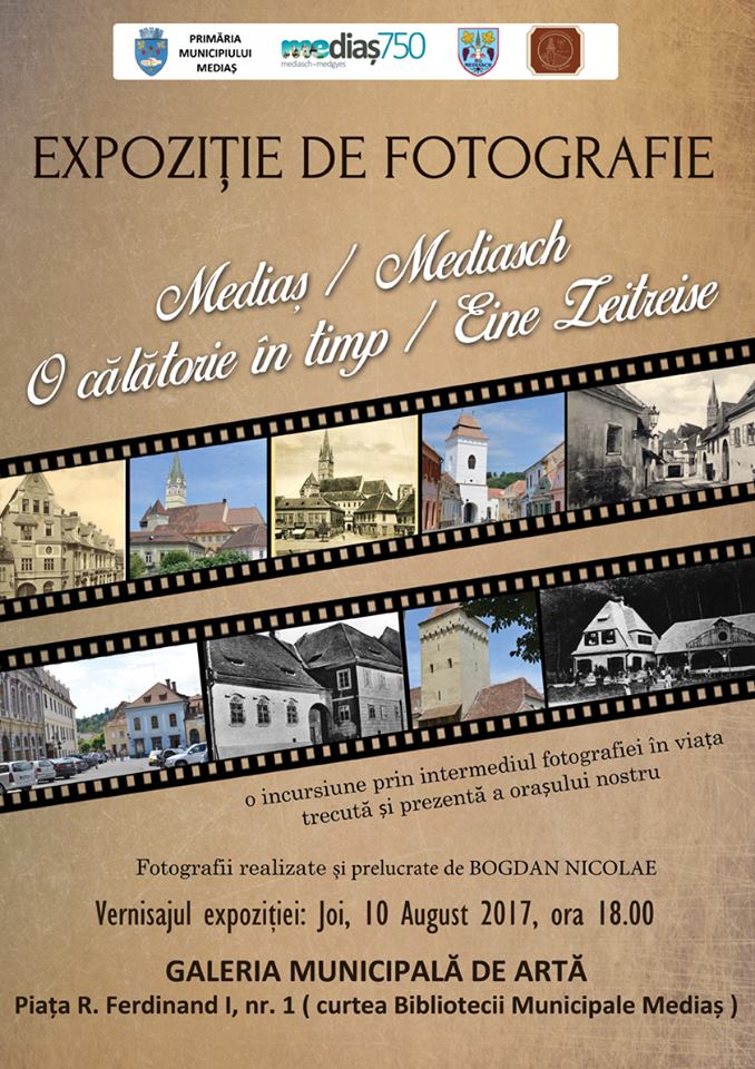 Expoziție de fotografie ,,Mediaș-O călătorie în timp/Mediasch – Eine Zeitreise”