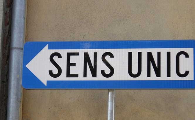 Atenție! Sens unic pe o stradă din zona centrală