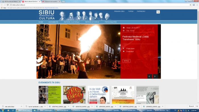 Site-ul de cultură al Primăriei, optimizat pentru mobile
