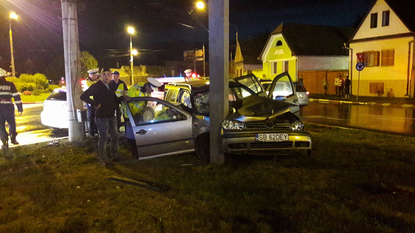Accident pe Alba Iulia – 3 persoane implicate