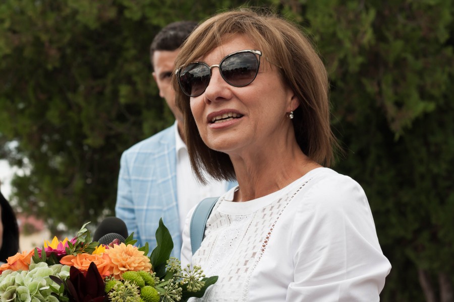 [FOTO/VIDEO]Carmen Iohannis, la Kids Day (Sibiu Open)