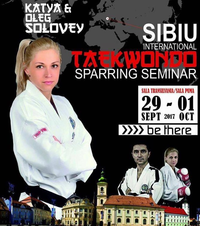 Katya și Oleg Solovey revin la Sibiu pentru un nou stagiu internațional de taekwon-do!