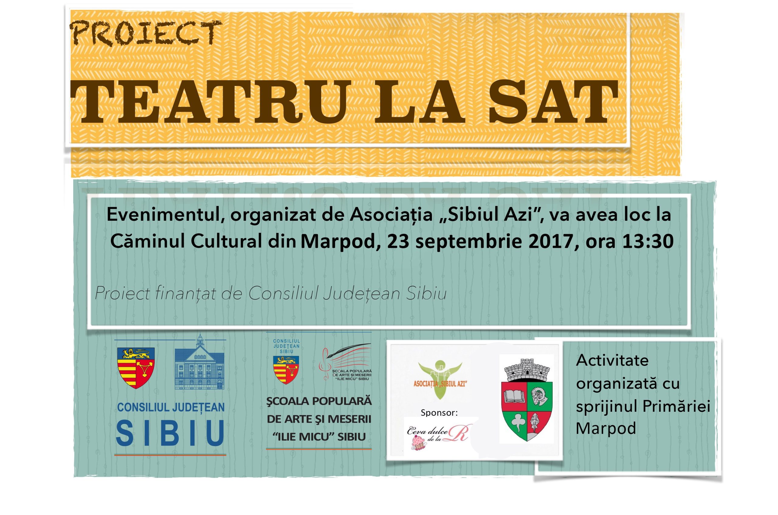 „Teatru la sat” ajunge în Marpod