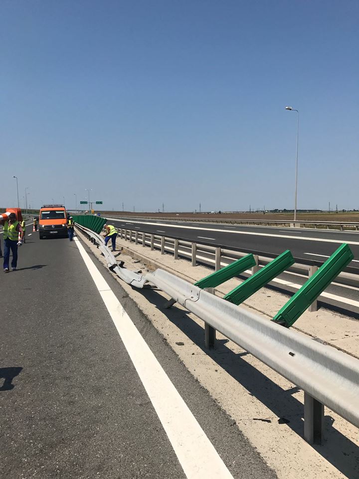 Lucrari pe autostrada, pe sensul către Sibiu