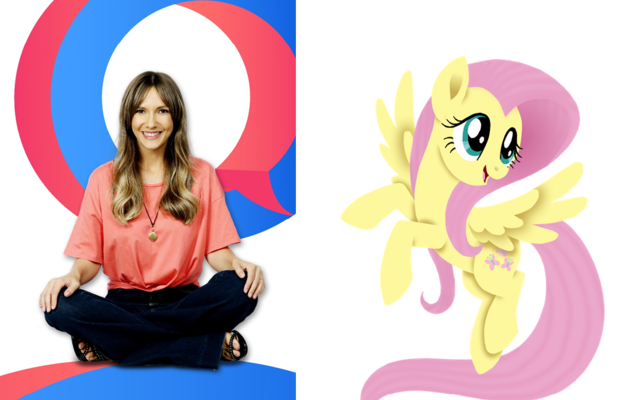 Adela Popescu dă voce adorabilei Fluttershy din My Little Pony