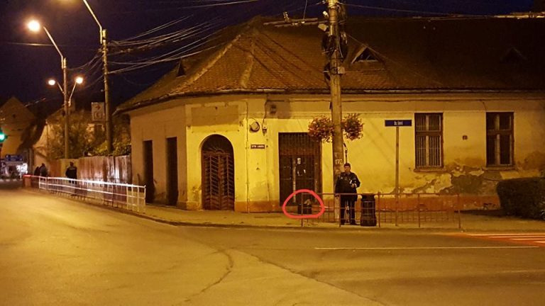 FOTO – Geantă suspectă abandonată în cea mai mare intersecție