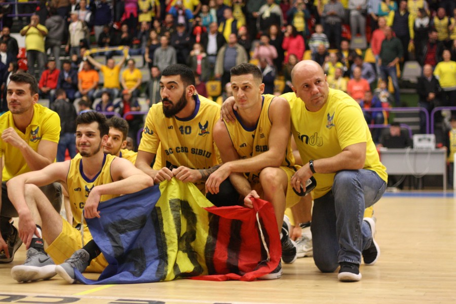 CSU Sibiu a învins campioana României, la Sala Transilvania