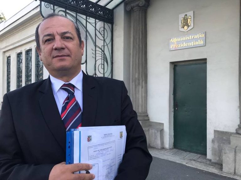 FOTO – Primarul din Copșa Mică, la președintele Klaus Iohannis