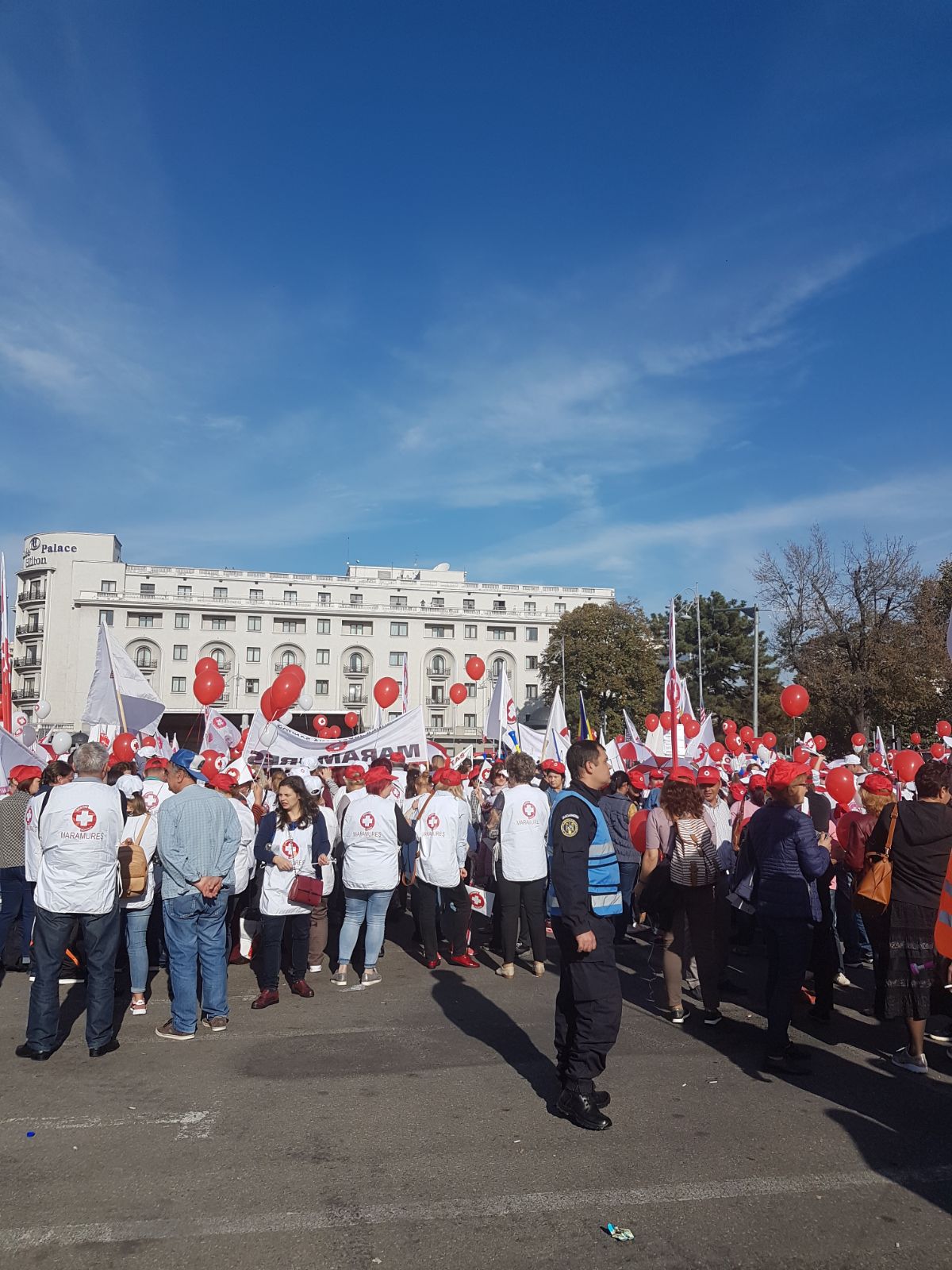 Sindicaliștii sibieni, la miting în București. FOTO/ VIDEO