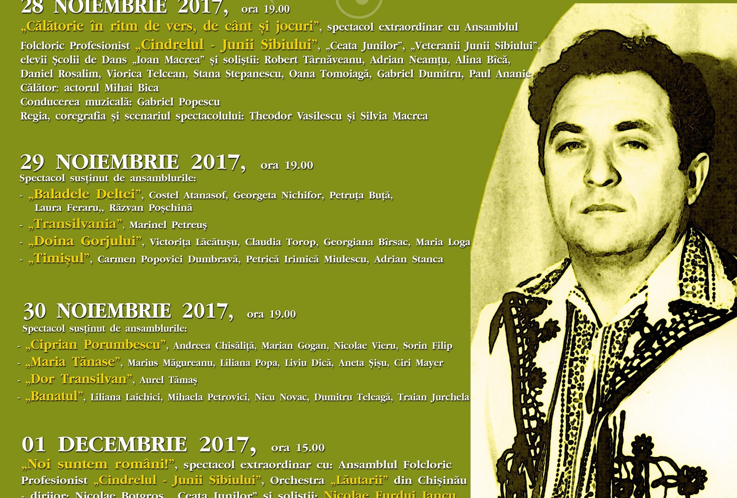 Peste 600 de artiști la ediția din acest an a Festivalului Național de Folclor „Ioan Macrea”, de la Sibiu