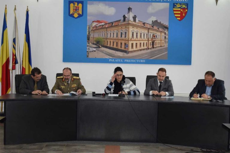 Siguranța sibienilor, la ședinta Comitetului Județean pentru Situații de Urgență