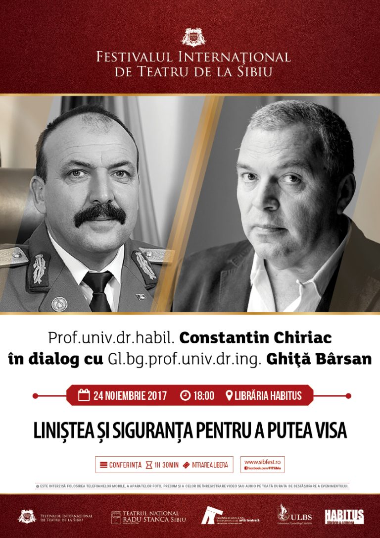 Conferință specială FITS: Cultura și armata – doi poli ai încrederii în dialog