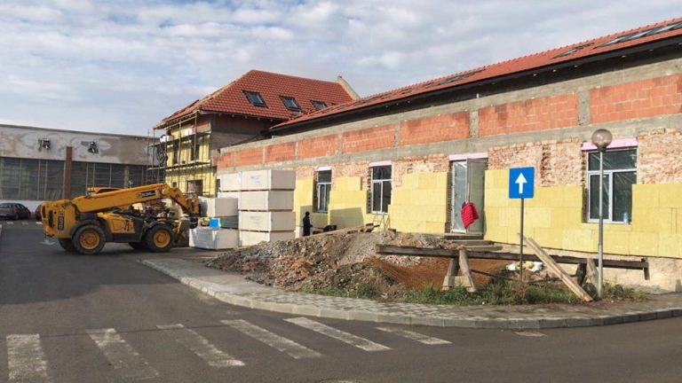 Lucrări la blocul de locuințe sociale al Phoenix Speranța