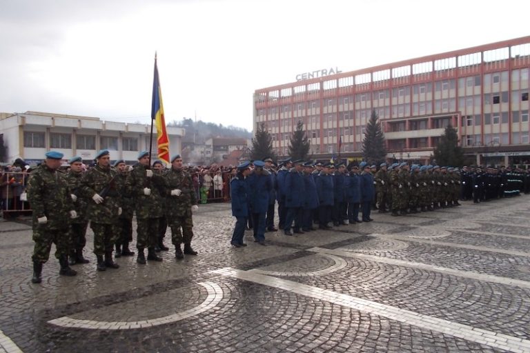 Veta Biriș, în mijlocul medieşenilor de Ziua Naţională
