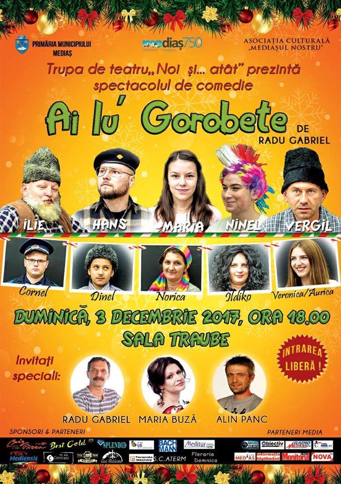 „Ai lu’ Gorobete” – Spectacol de teatru cu invitați speciali
