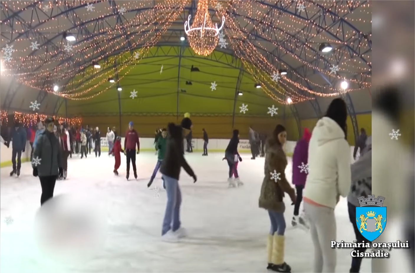 Patinoar la Cisnădie