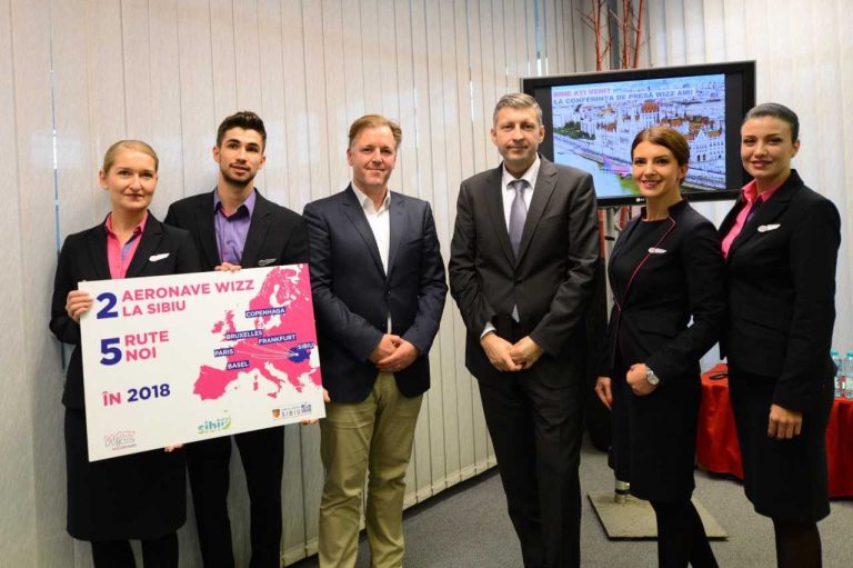 5 rute noi ale Wizz Air de pe Aeroportul Sibiu