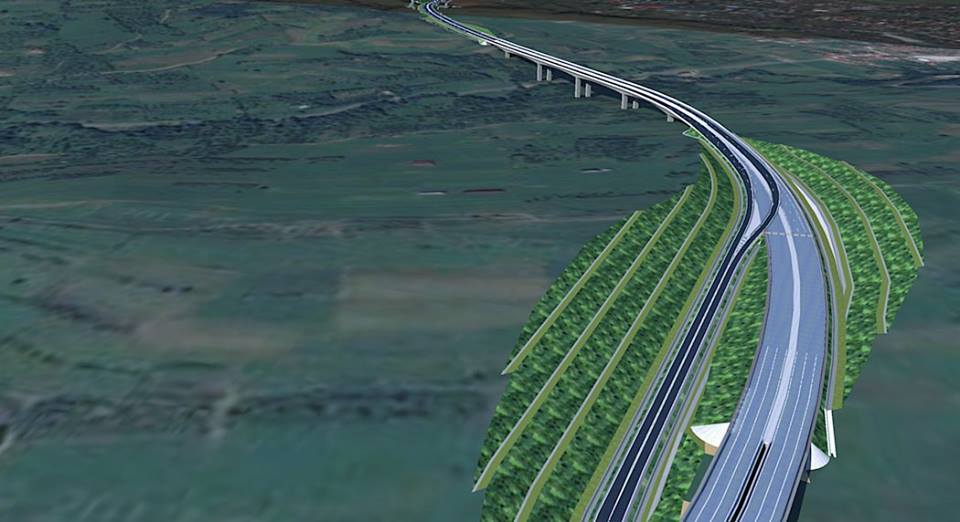 Primele imagini cu autostrada Sibiu – Pitești, lotul Boița