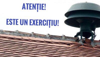 Miercurea sirenelor: Nou exercițiu de alarmare publică în Sibiu