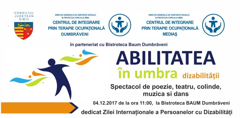 Ziua Internațională a Persoanelor cu Dizabilități, la Dumbrăveni