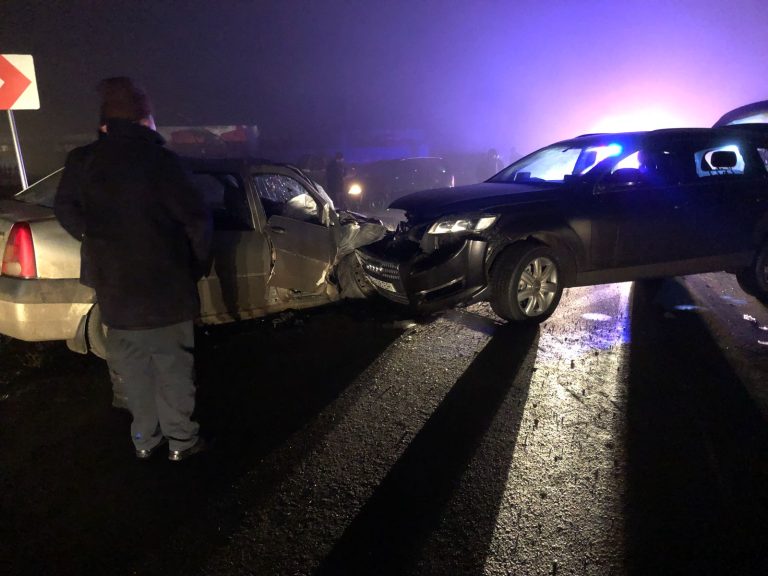 FOTO – 4 răniți într-un accident rutier, a doua zi de Crăciun