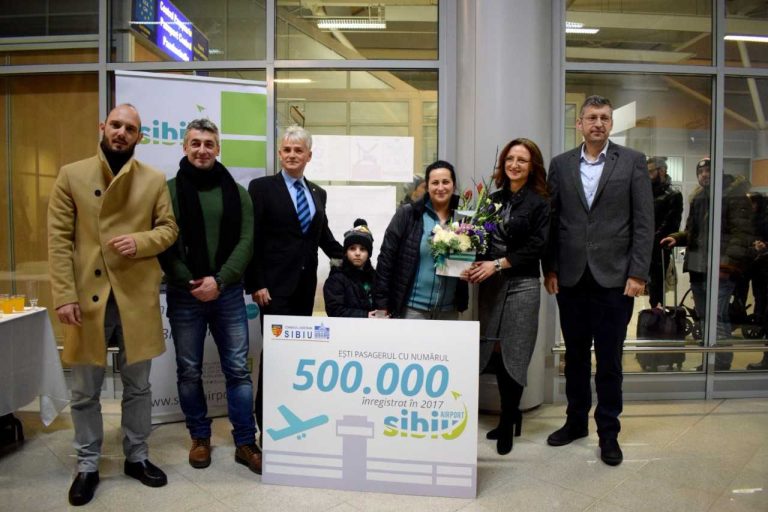 Aeroportul Internațional Sibiu a înregistrat pasagerul cu numărul 500.000
