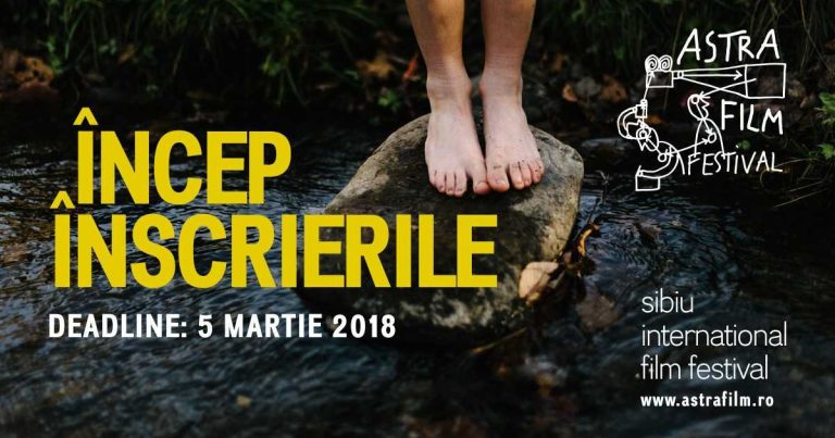 S-a dat startul înscrierilor la Astra Film Festival 2018