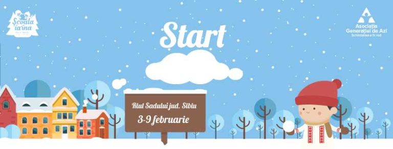 Înscrieri la ediția a III-a Școlii de Iarnă “Tinerii de Azi – Adulții de Mâine”