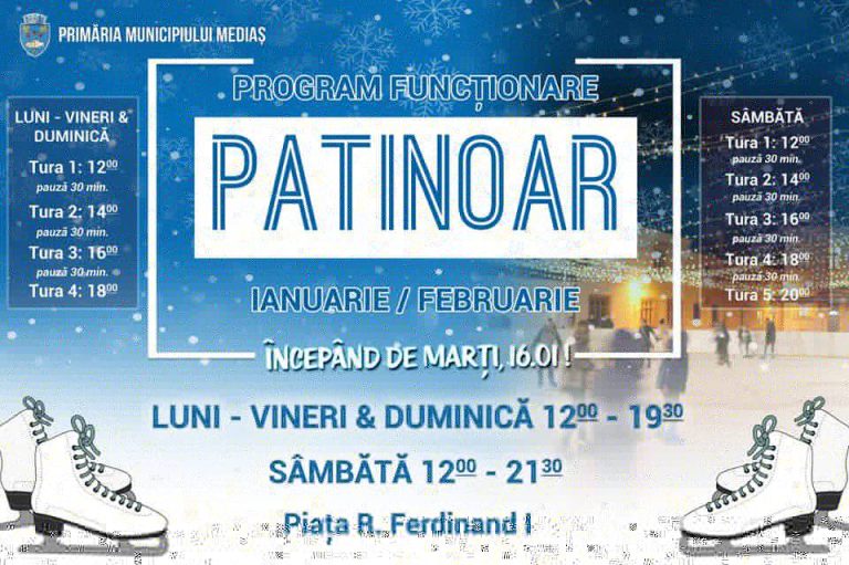 Program nou la patinoar