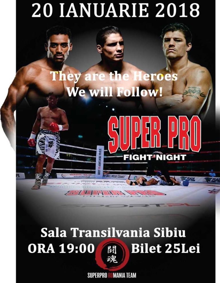 Superpro Fight Night, în 20 ianuarie la Sibiu