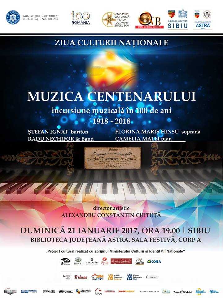 La Sibiu încep evenimentele dedicate Zilei Culturii Naționale și a Centenarului