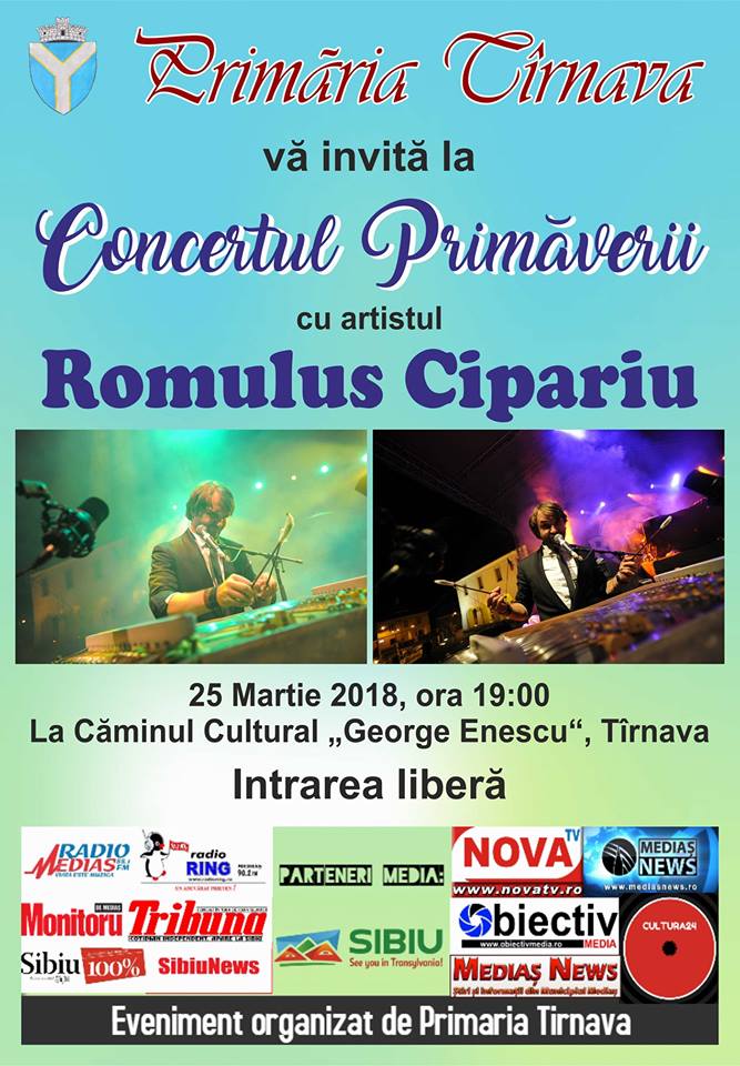 Concertul Primăverii, în 25 martie la Tîrnava